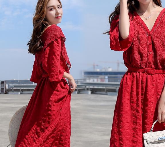 流行“气质裙”一款比一款洋气有女人味ag旗舰厅娱乐平台还穿什么长裤啊如今(图3)